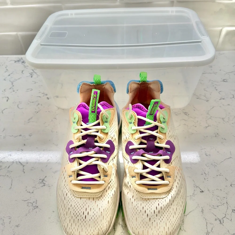 Nike React Vision Pink and White Sneakers - Picture 2 of 6